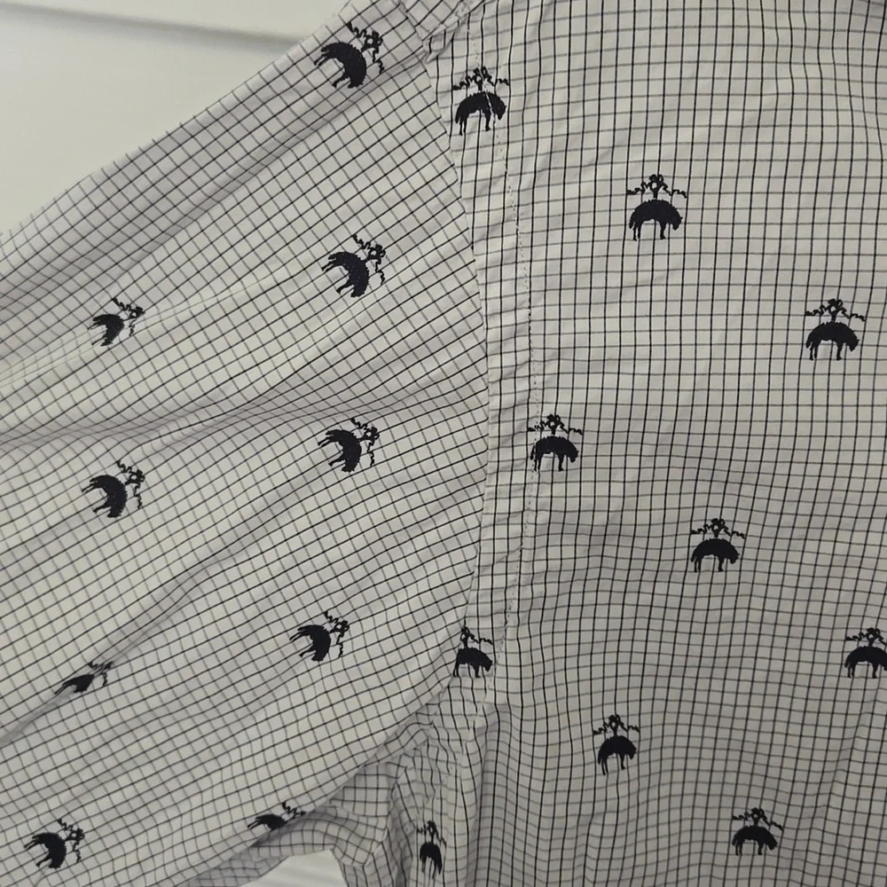 Brooks Brothers White Patterned Shirt - Picture 3 of 10